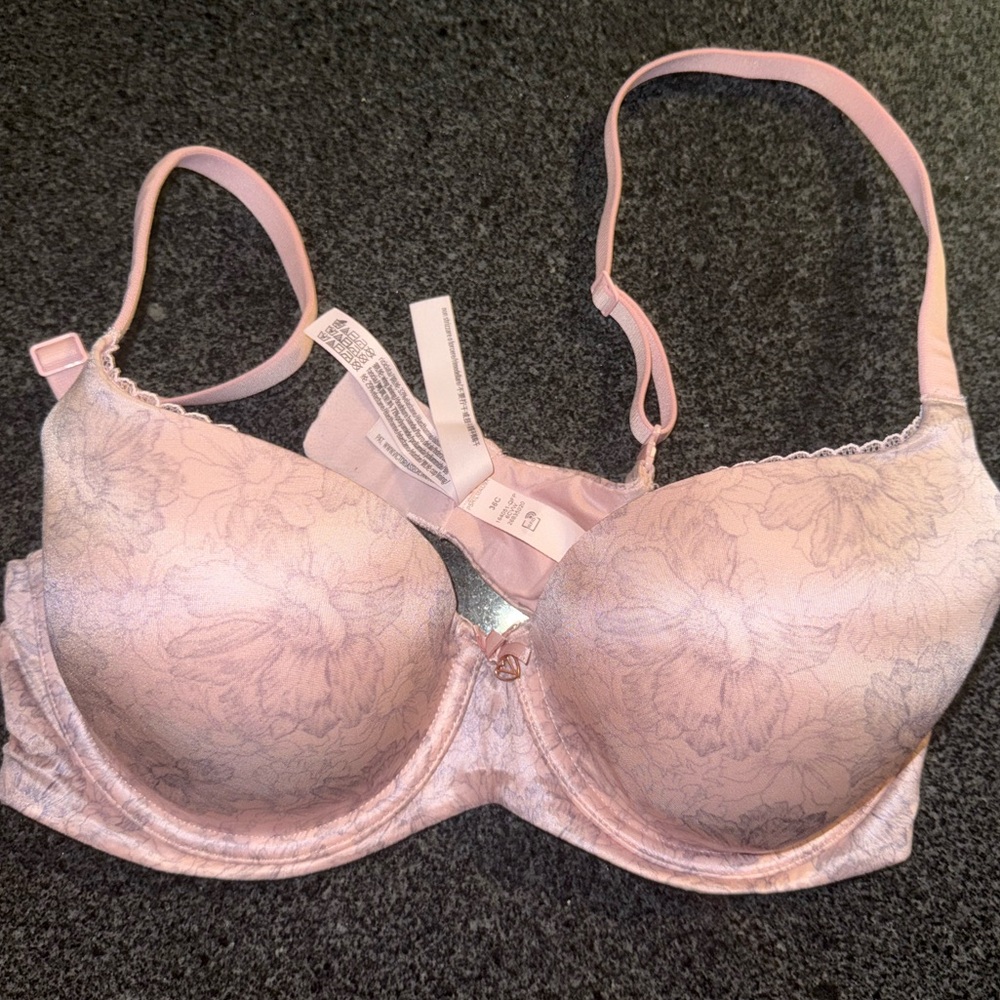 Victorias Secret Pink Floral Bra